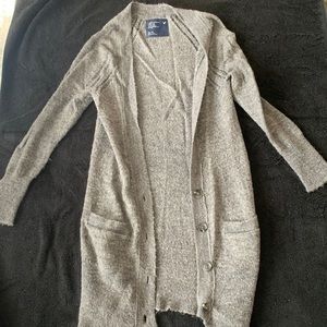 Grey American Eagle Outfitters Cardigan